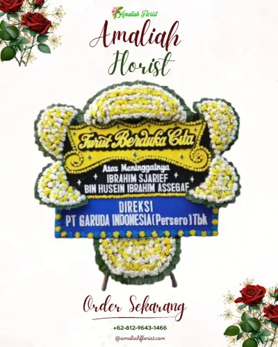 Papan Bunga Duka di Argosuko