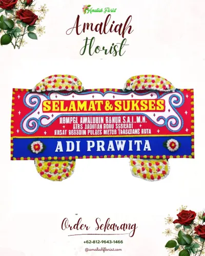 Karangan Bunga Ucapan Selamat di Argosuko